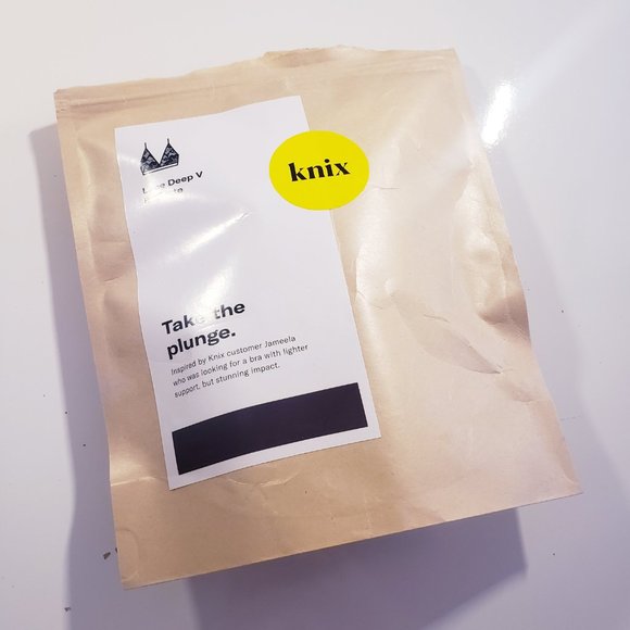 *BRAND NEW* in pack - KNIX - Lace Deep-V Bralette - PURPLE - Picture 7 of 11